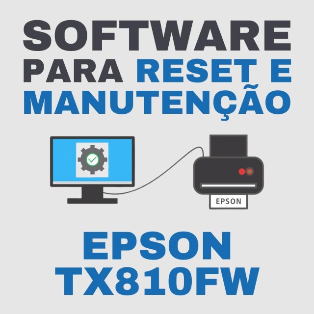 Epson TX810FW| Software para Ajustes e Reset das Almofadas