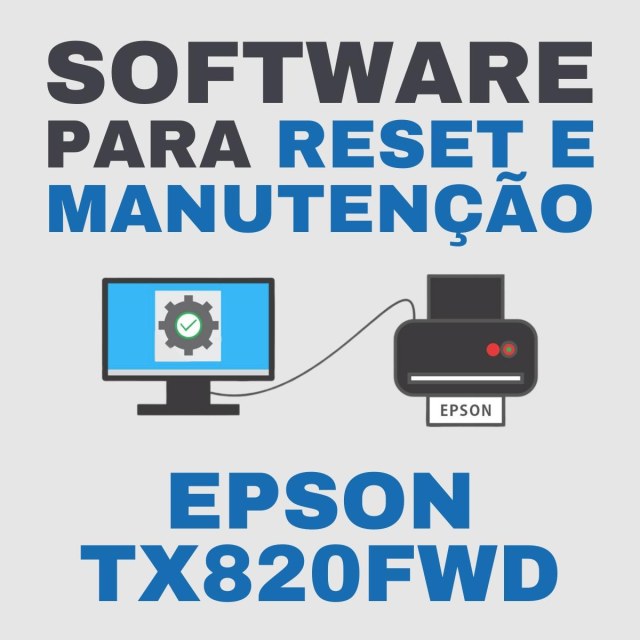Epson TX820FWD | Software para Ajustes e Reset das Almofadas