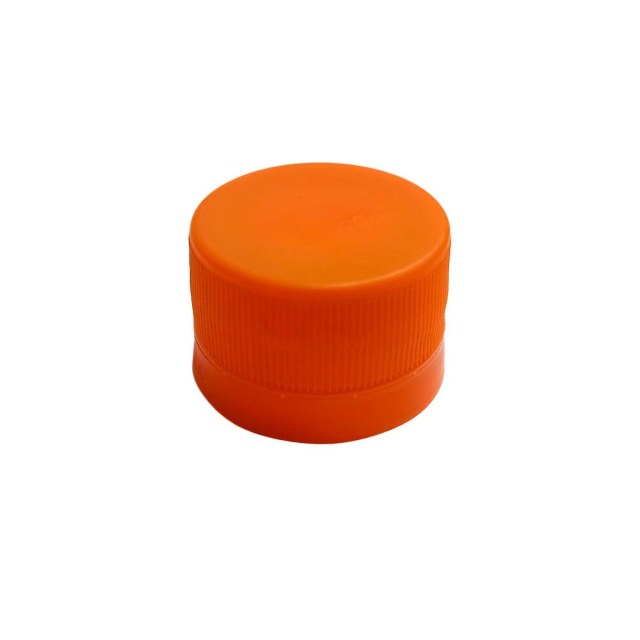 Tampa Plástica 28mm com Lacre e Vedante para Frascos, Garrafas e Tubos PET | Laranja - NA511