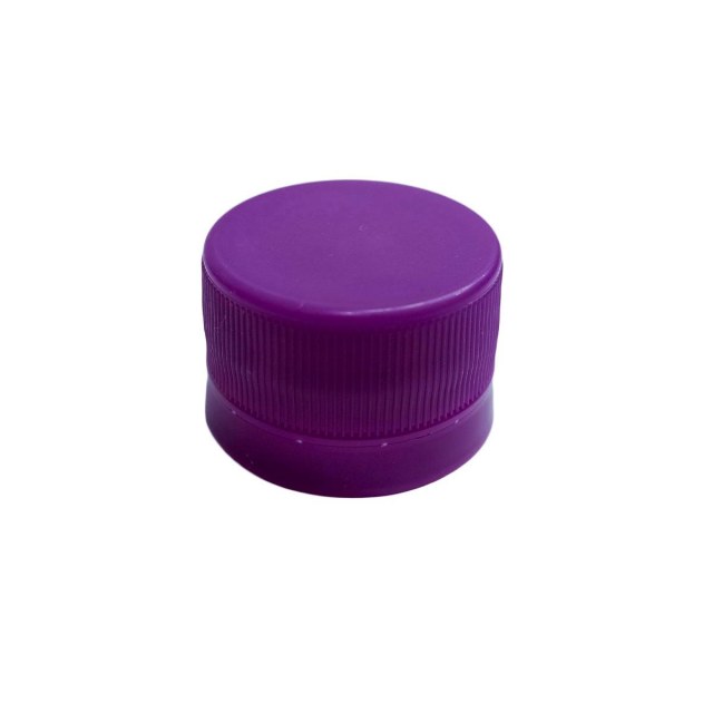 Tampa Plástica 28mm com Lacre e Vedante para Frascos, Garrafas e Tubos PET | Violeta - VI701