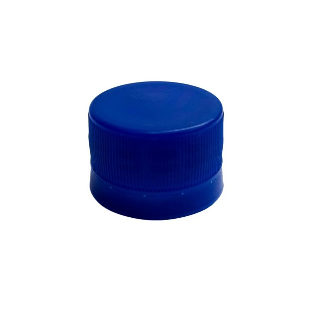 Tampa Plástica 28mm com Lacre e Vedante para Frascos, Garrafas e Tubos PET | Azul Escuro - AZ312