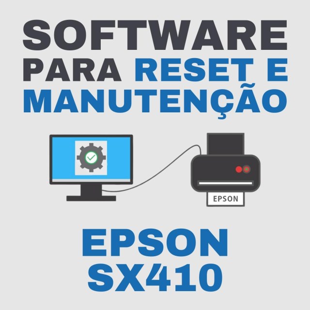Epson SX410 | Software para Ajustes e Reset das Almofadas