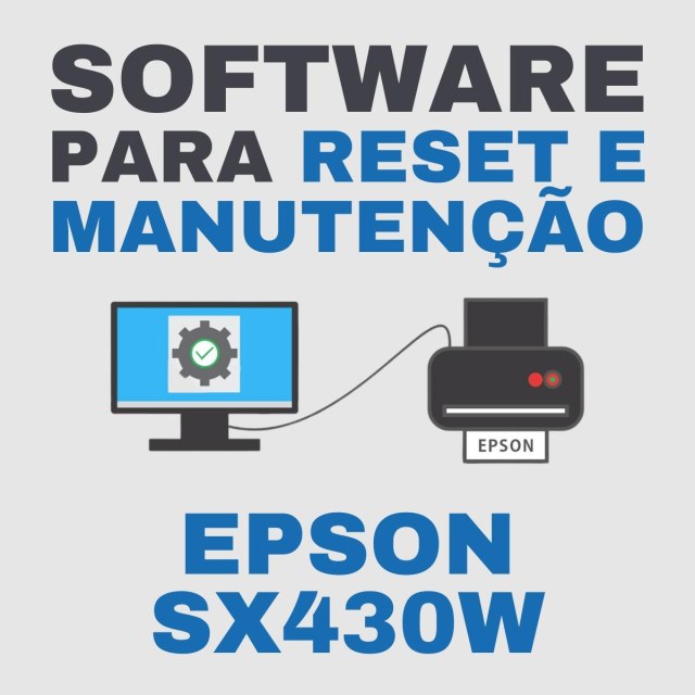 Epson SX430W | Software para Ajustes e Reset das Almofadas