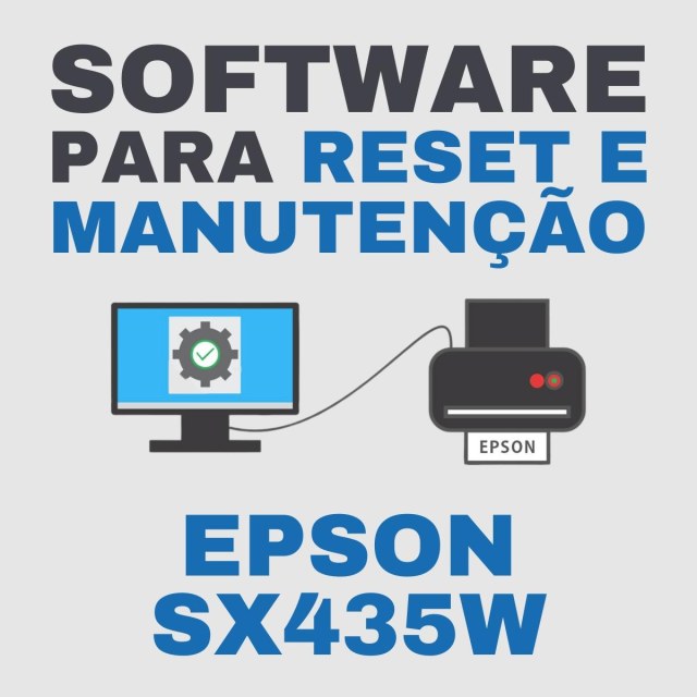 Epson SX435W | Software para Ajustes e Reset das Almofadas