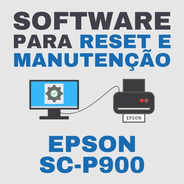 Epson SC-P900 | Software para Ajustes e Reset das Almofadas