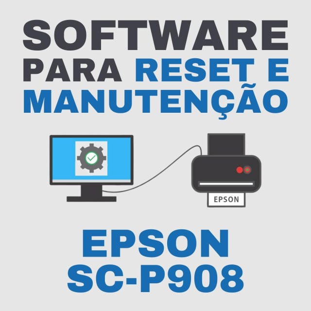 Epson SC-P908 | Software para Ajustes e Reset das Almofadas