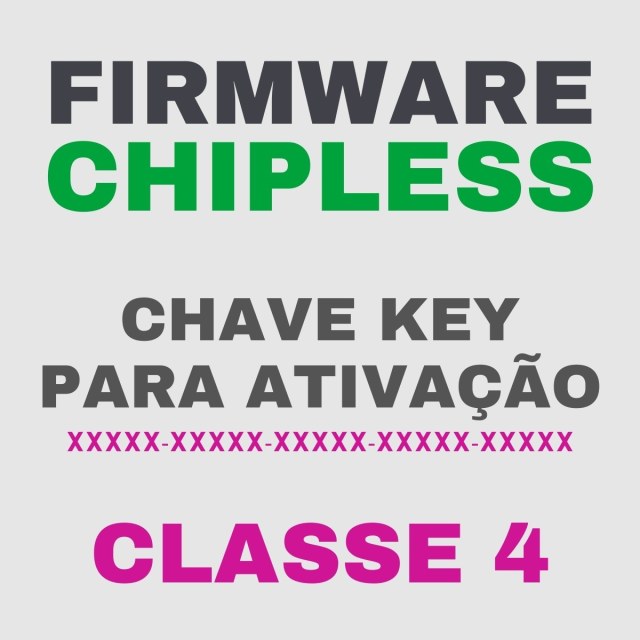 Chave Key de Ativação Firmware ChipLess para Impressora Epson | Classe 4C
