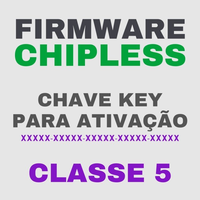 Chave Key de Ativação Firmware ChipLess para Impressora Epson - Classe 5C