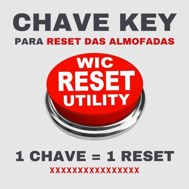 Chave Key para Reset das Almofadas no Software WicReset