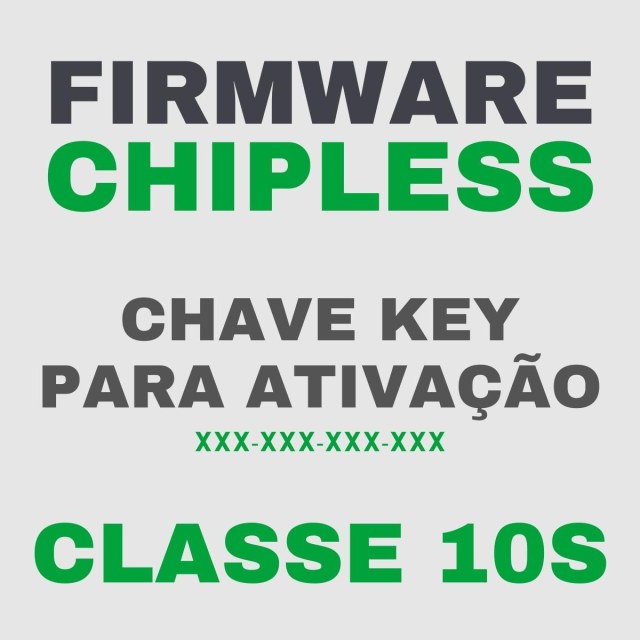 Chave Key de Ativação Firmware ChipLess para Impressora Epson | Classe 10S (Special)