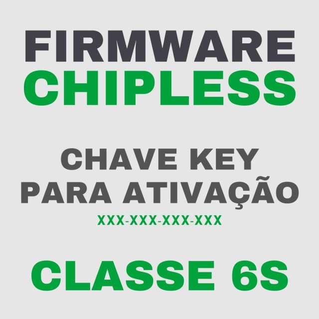 Chave Key de Ativação Firmware ChipLess para Impressora Epson | Classe 6S
