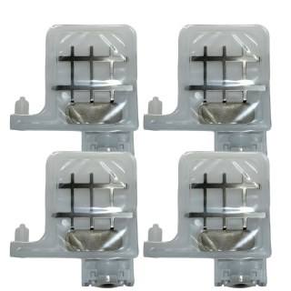 Cartucho Damper para Impressoras DX4 DX5 - Modelo 5 (Entrada 4x3mm) - Branco | Kit com 4 un na Sulink