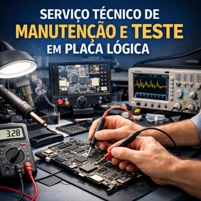 Serviço Técnico de Manutenção/Reparo/Teste em Placa Lógica