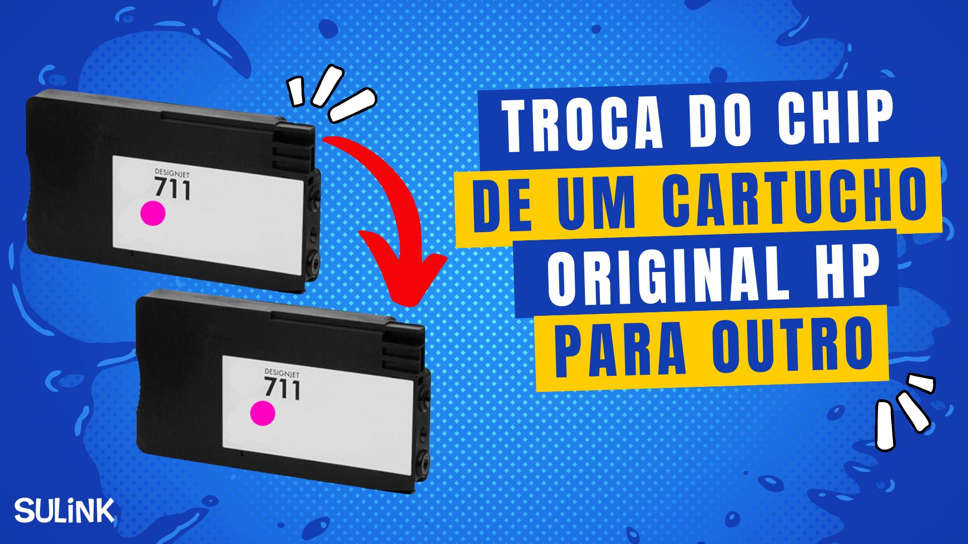 Tutorial - Troca do Chip do Cartucho Original para outro Original HP