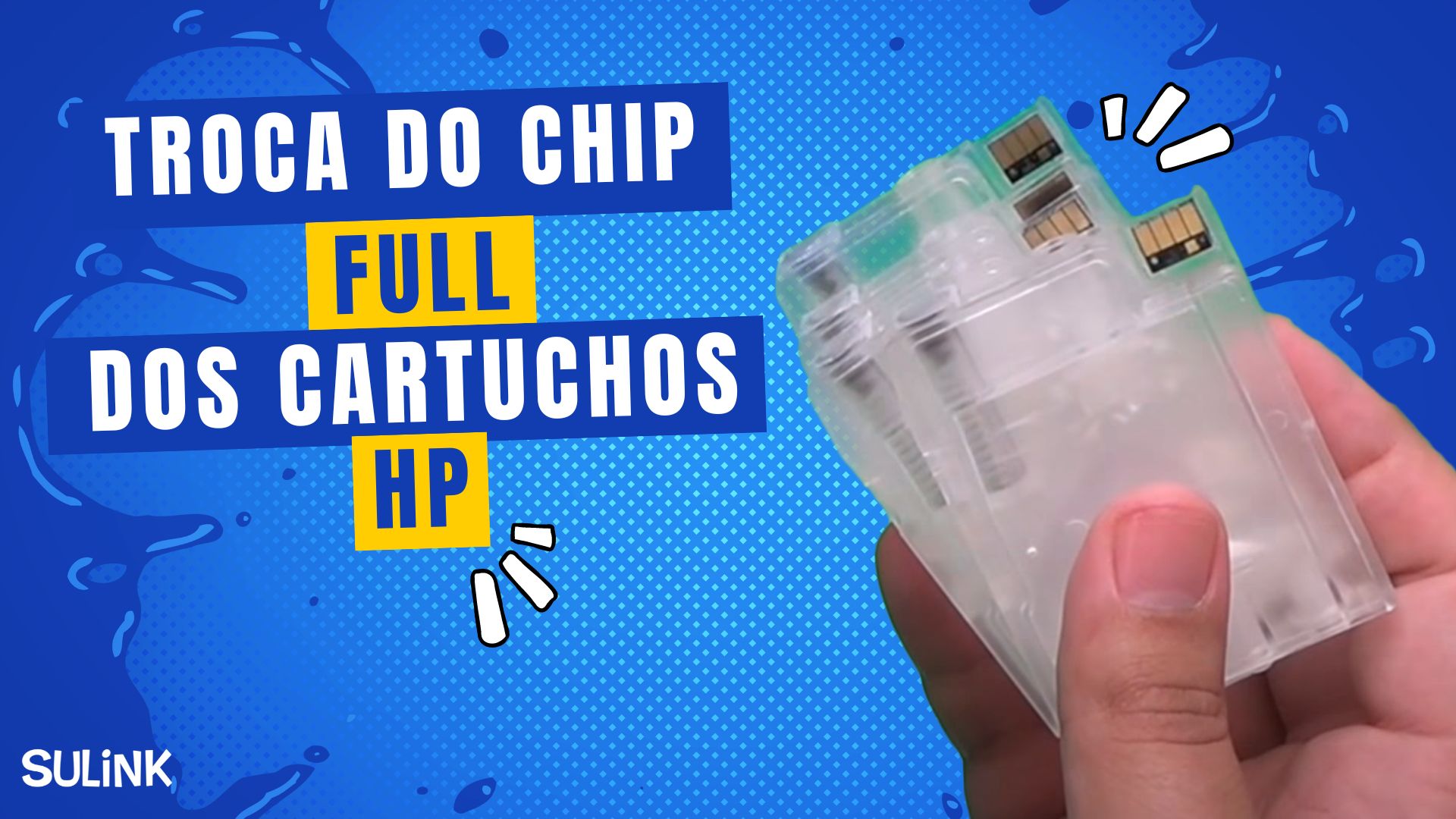 Tutorial - Troca do Chip Full dos Cartuchos e Bulk Ink HP 711 932 933 950 951 954