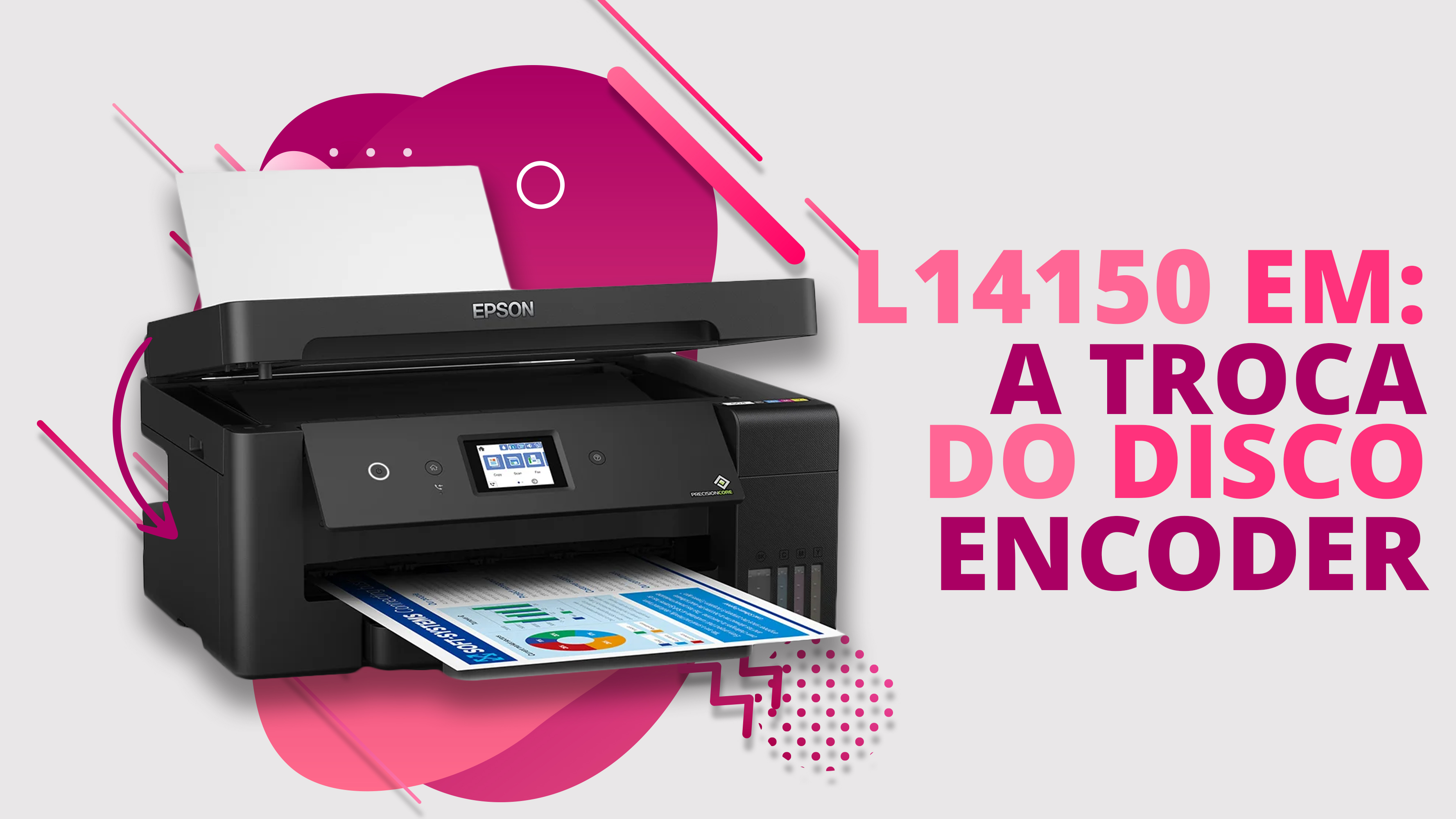 Tutorial - Troca do Disco Encoder Epson L14150