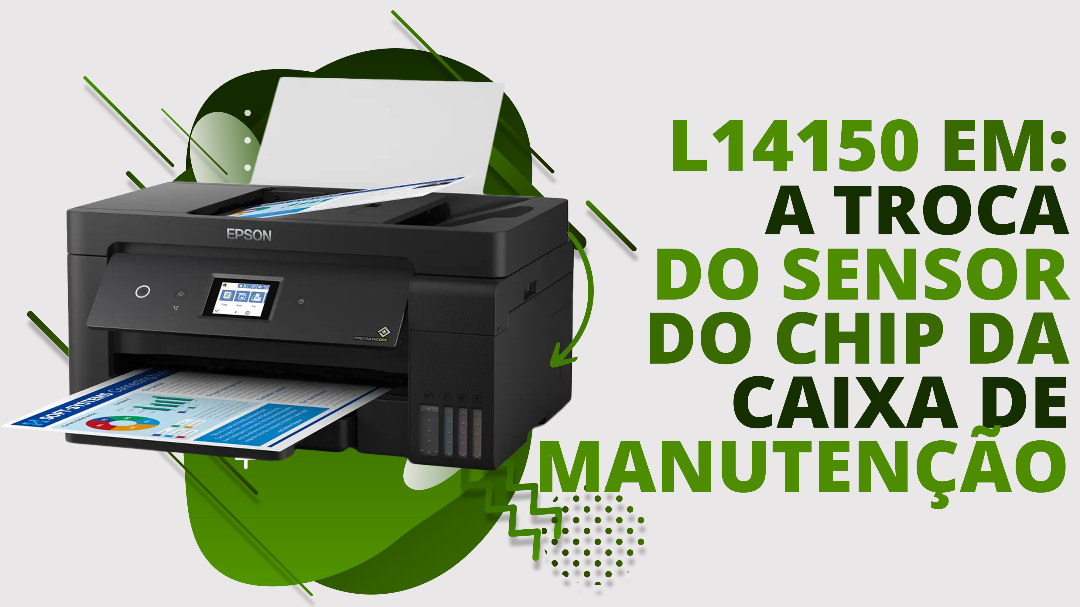 Tutorial - Troca do Sensor do Chip da Caixa de Manutenção Epson L14150