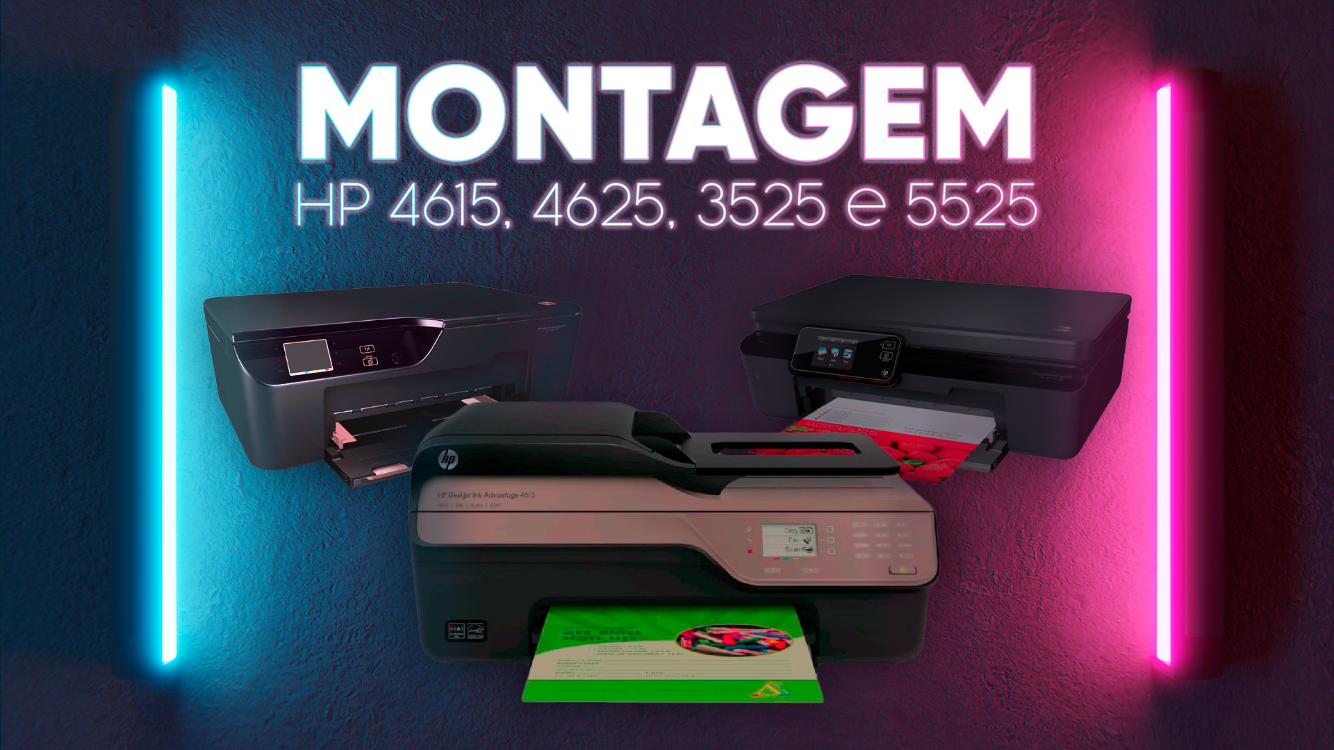 Montagem da HP 4615, 4625, 3525 e 5525
