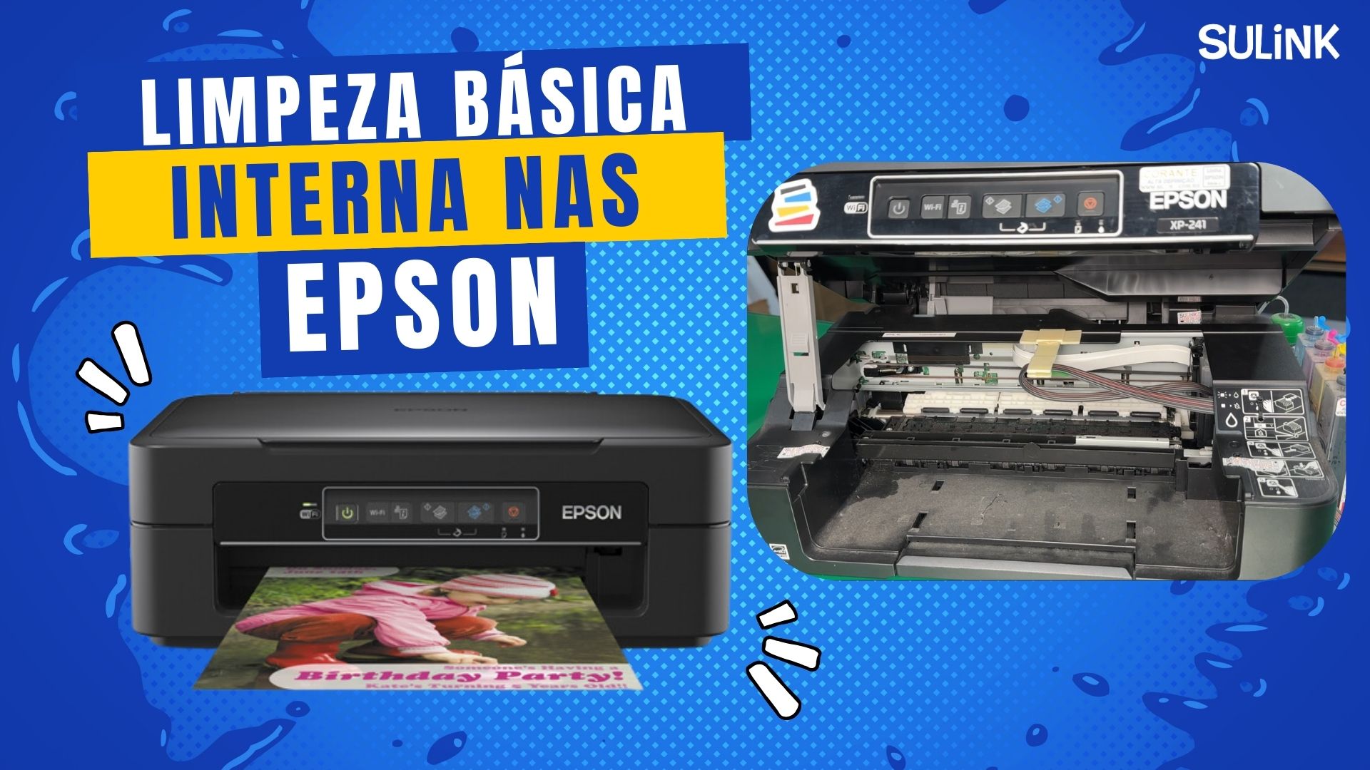 Limpeza básica interna nas Impressoras Epson