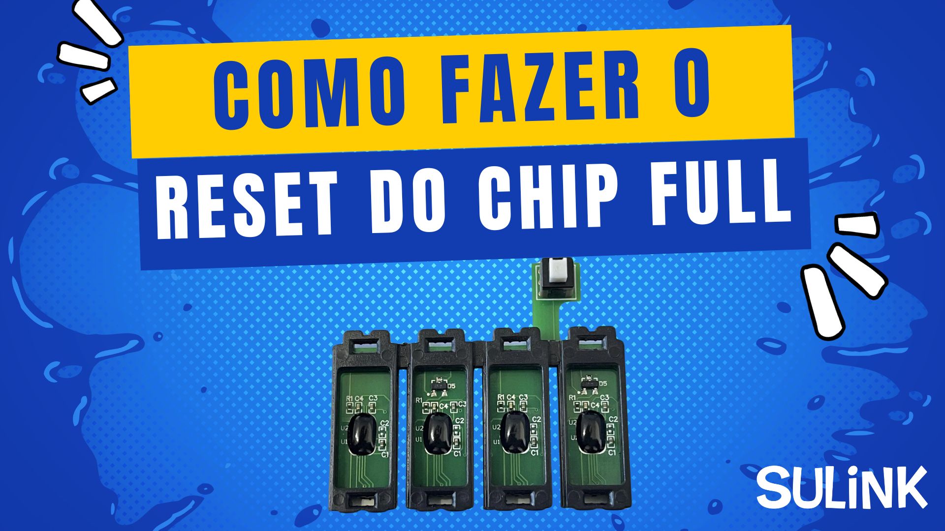 Como fazer o reset do Chip Full com Botão das impressoras Epson mais antigas