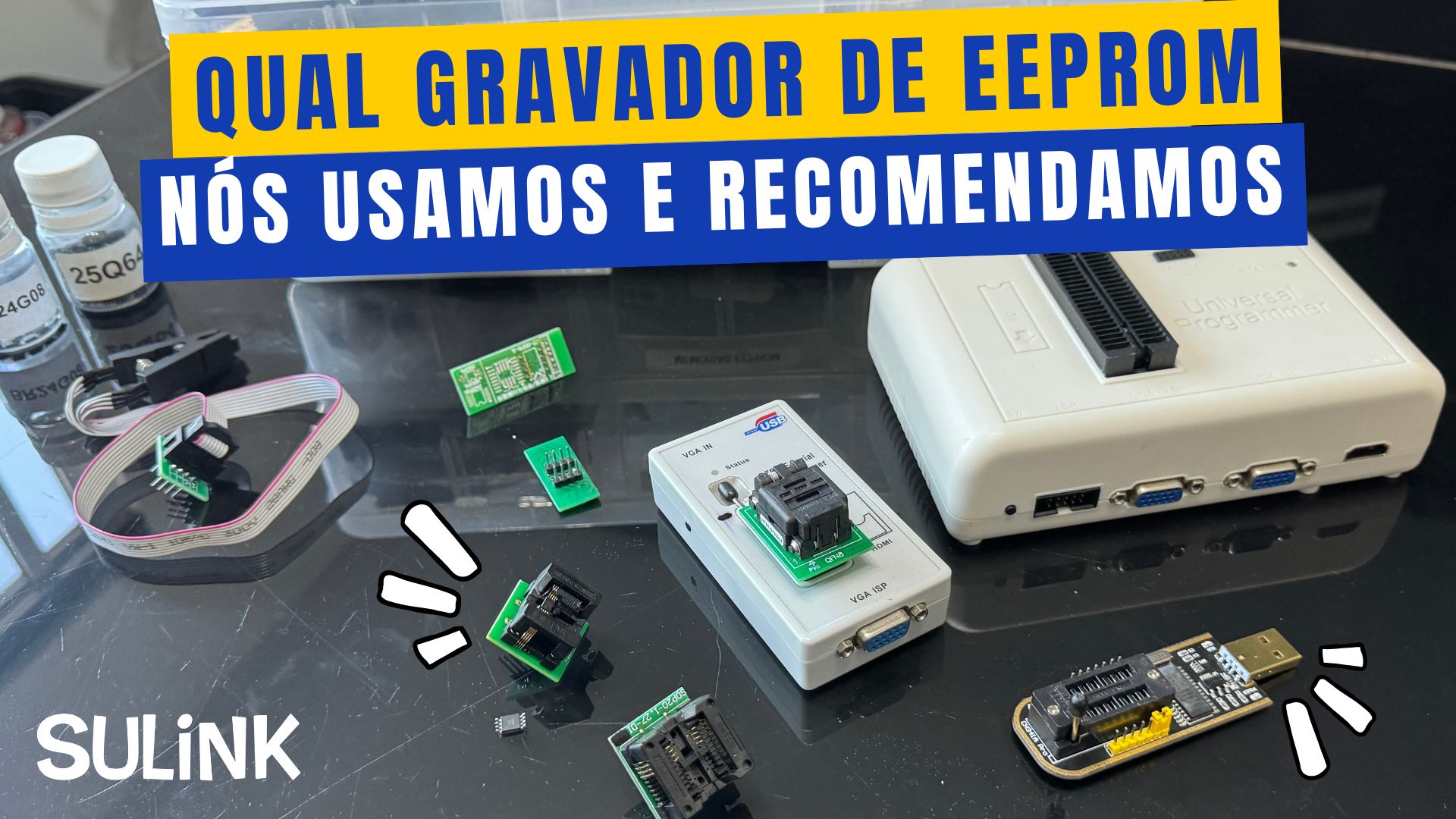 Qual Gravador de Eeprom nós usamos e recomendamos?