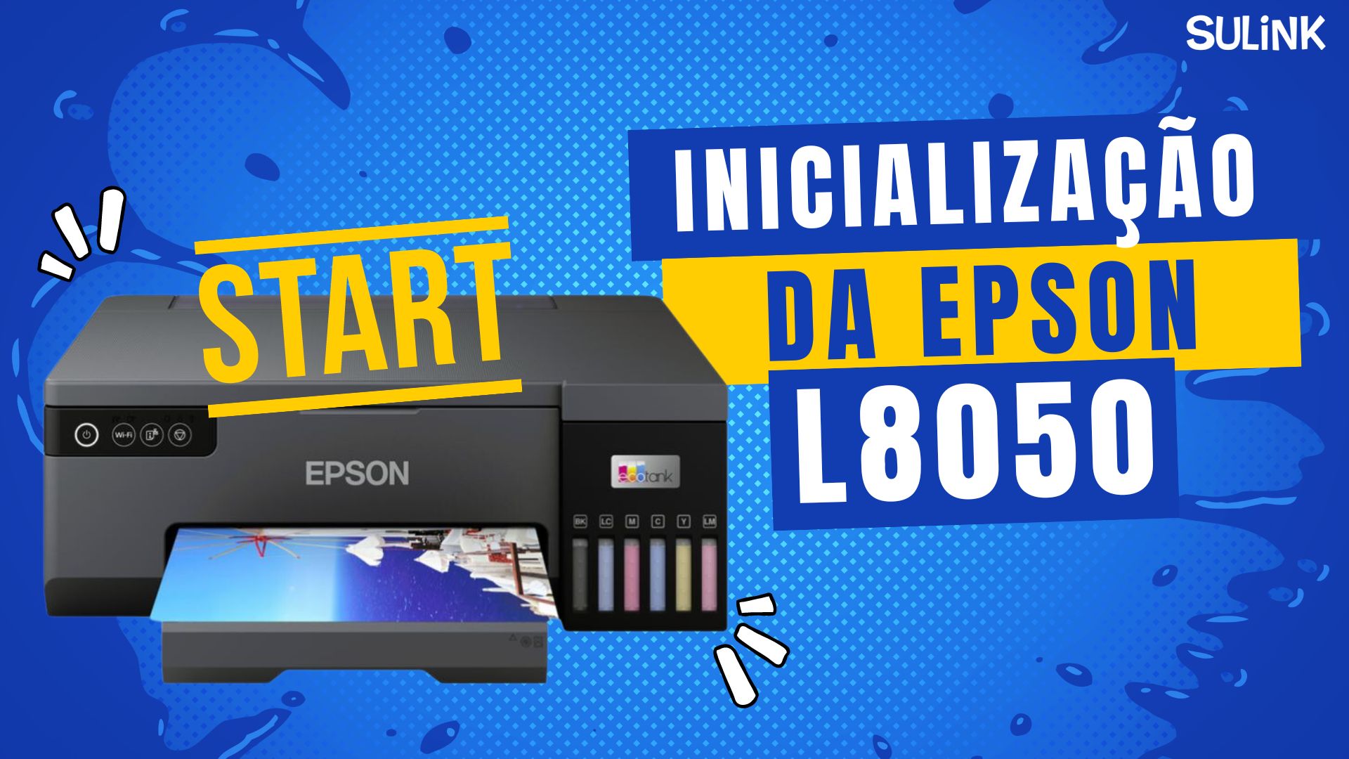 Como fazer corretamente a Inicialização da Impressora Epson L8050