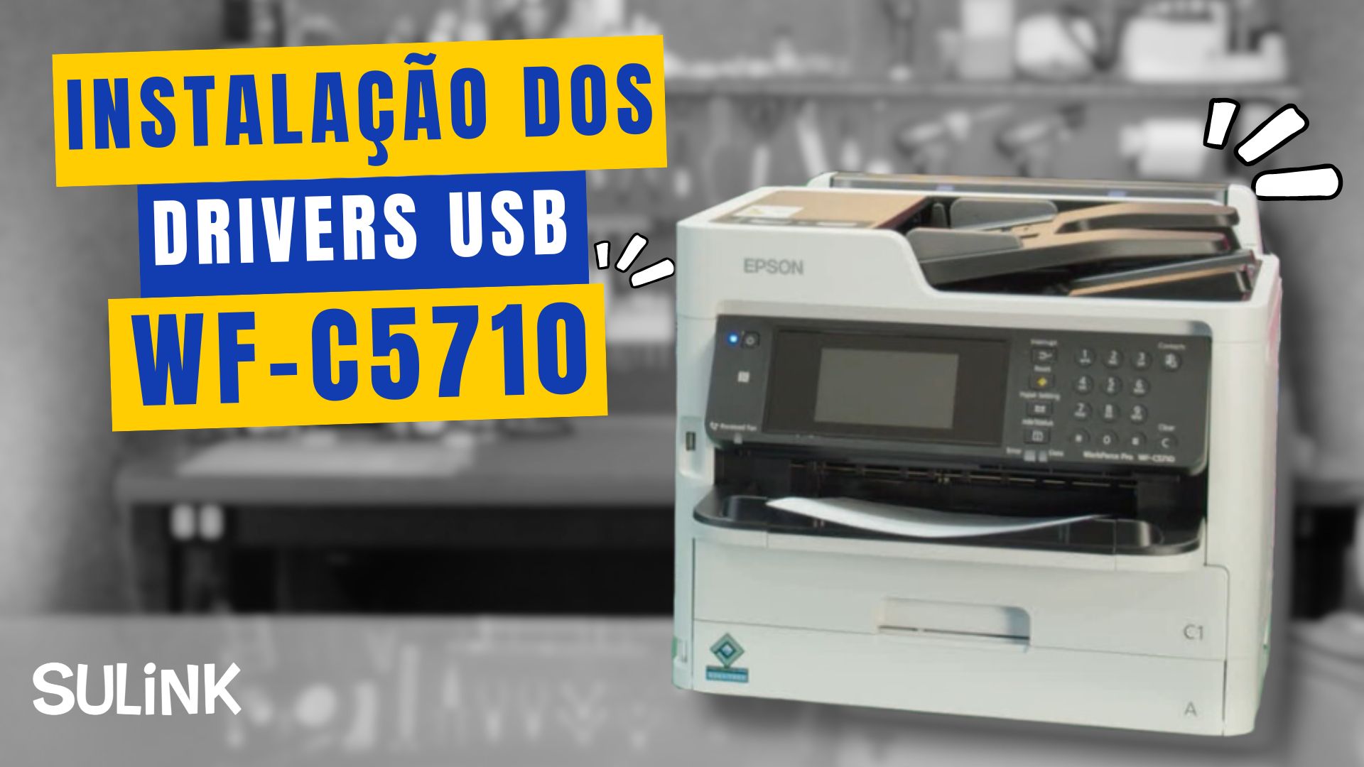 Tutorial - Como instalar os drivers da Impressora Epson WF-C5710