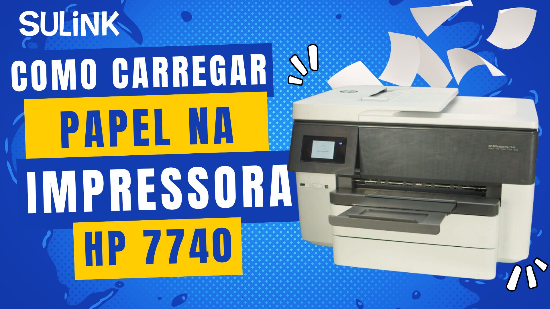 Como Fazer Corretamente o Carregamento de Papel na HP 7740 e HP 7720