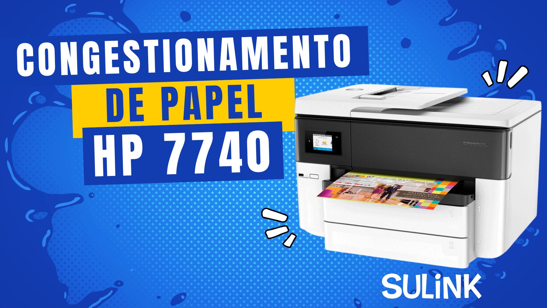 Congestionamento de papel na Impressora HP 7720 e 7740? O que verificar!