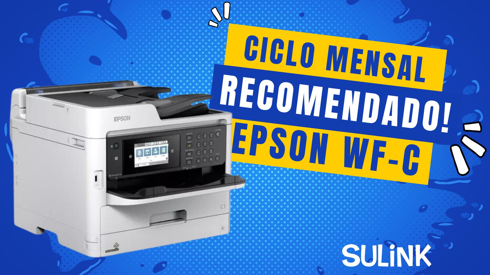 Ciclo Mensal Recomendado Impressoras Epson WF-C5710 WF-C5810