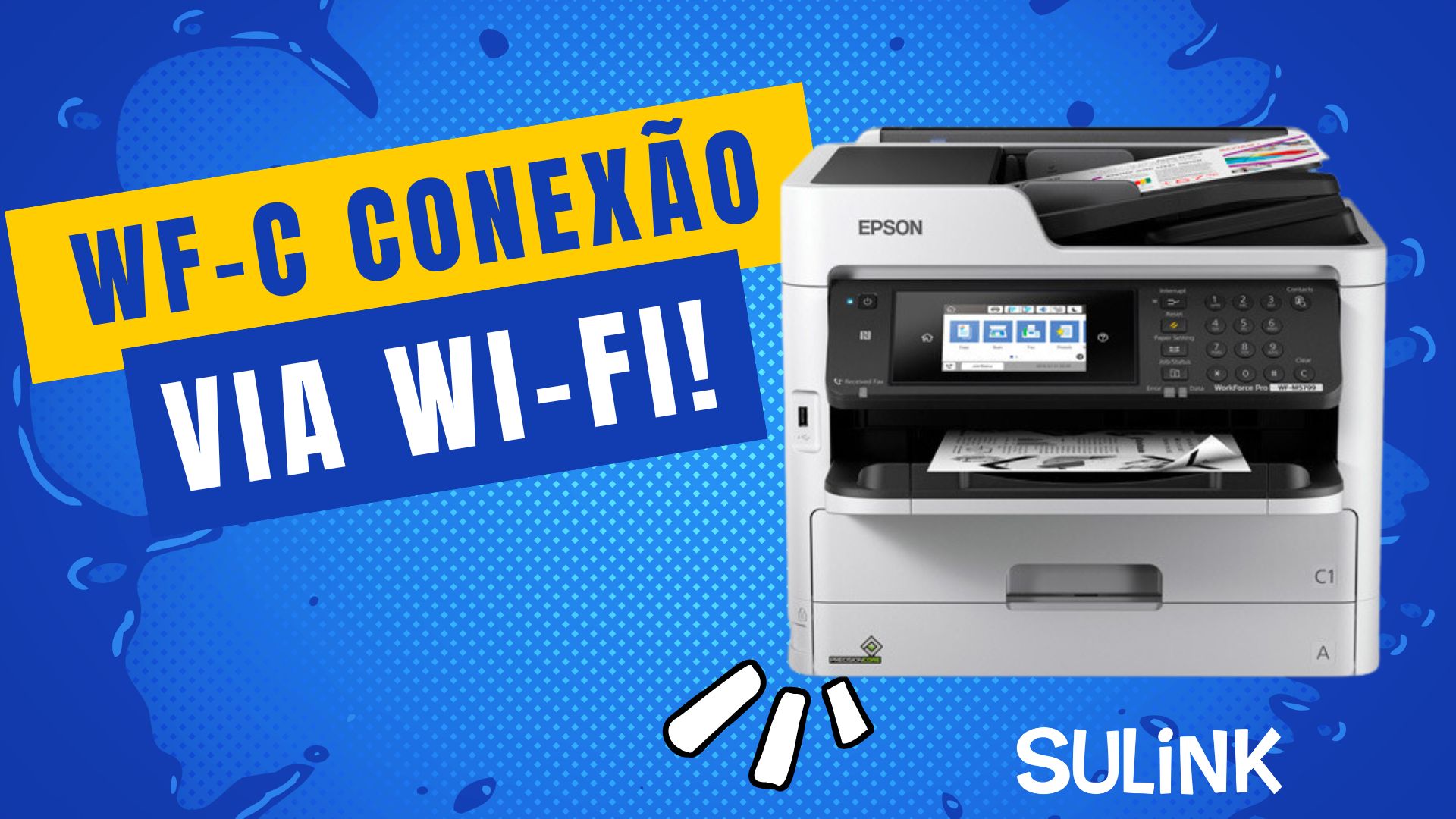 Como Fazer a Conexão WI-FI na WF-C5710