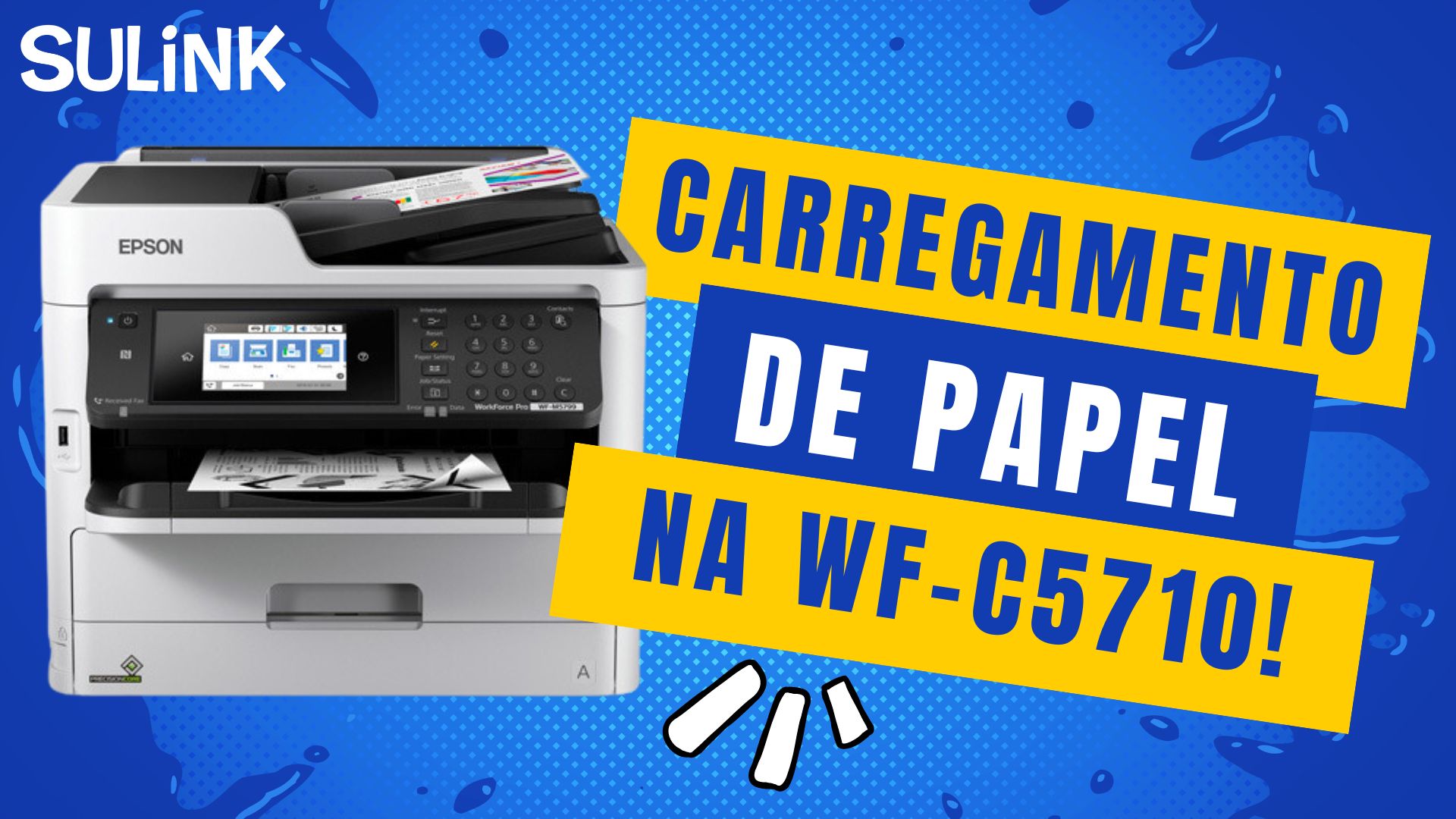 Como Fazer Corretamente o Carregamento de Papel na Impressora WF-C5710