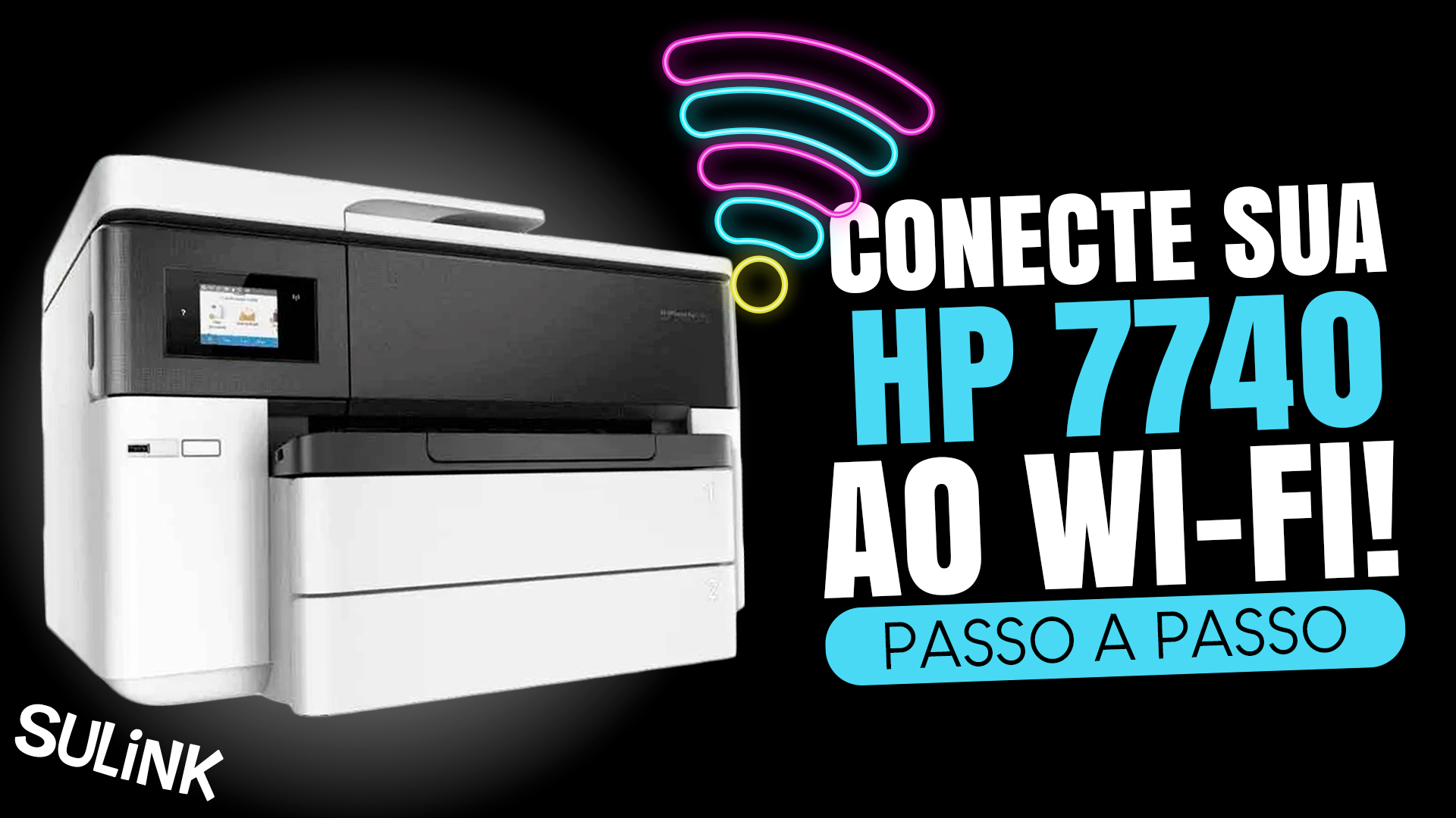 Como Conectar a Impressora HP 7740 no Wi-Fi