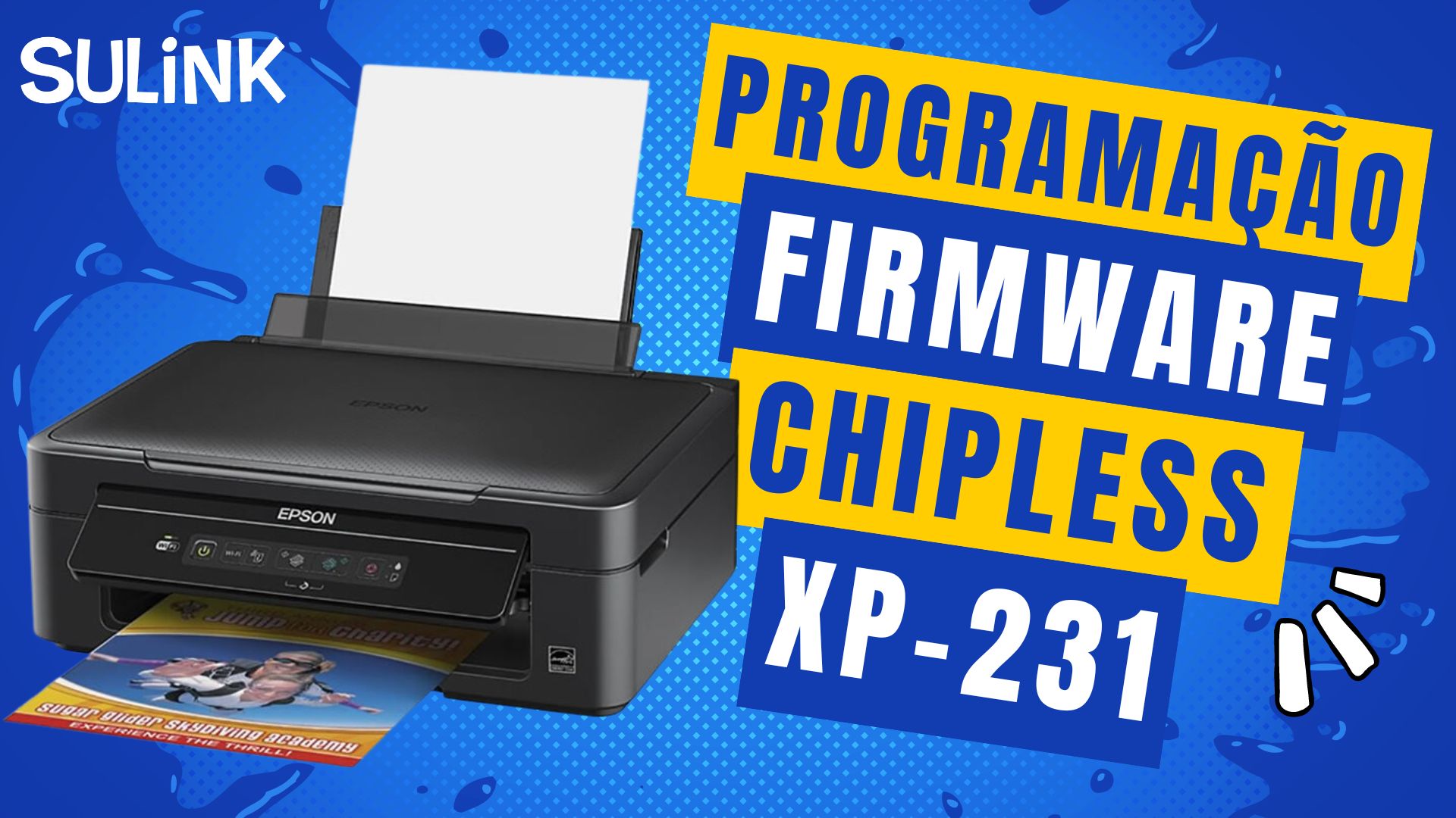 Tutorial Programação Desbloqueio e Ativação Firmware ChipLess Epson XP-231