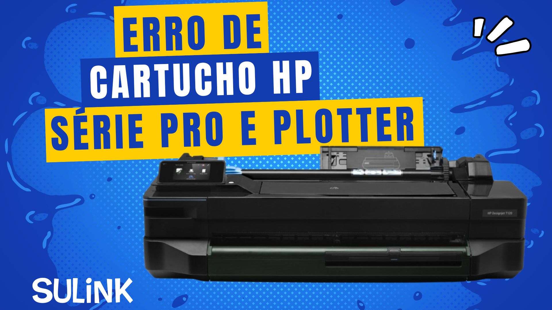 Possível Problema de Erro de Cartucho HP Série PRO e Plotter