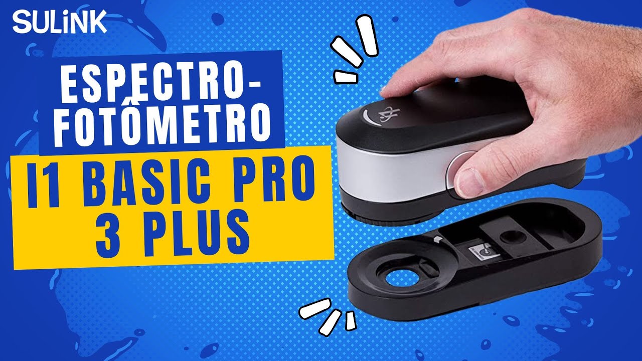 Chegou o NOVO Espectrofotômetro I1 Basic PRO 3 Plus da Sulink!