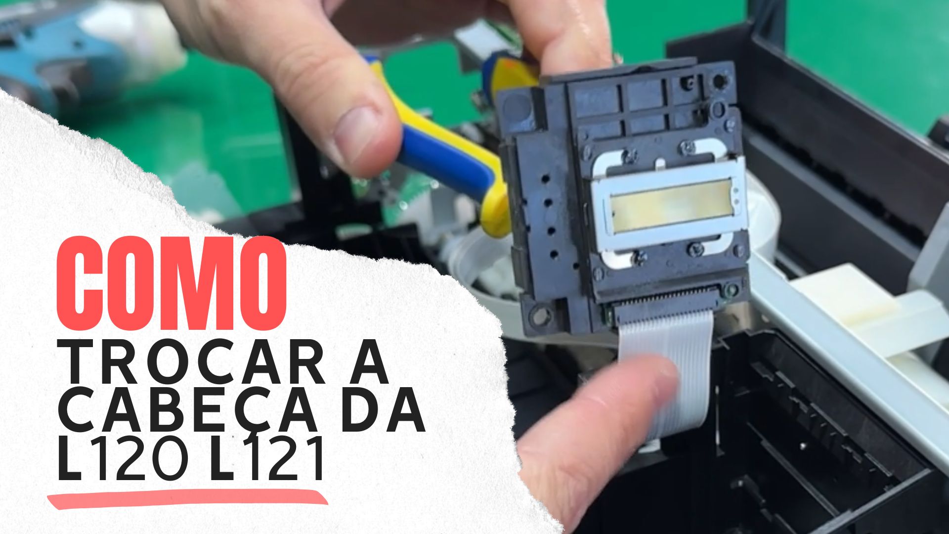Dicas, Possíveis Problemas e Como Trocar a Cabeça de Impressão / Cabeçote da Epson L120 L121