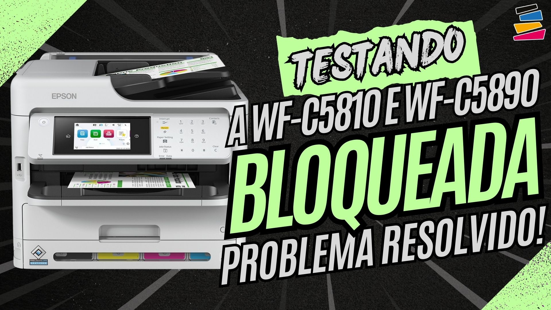 Epson WF-C5810 e WF-C5890 bloqueada Firmware ChipLess ERROR DATA FIL IS NOT FOUND