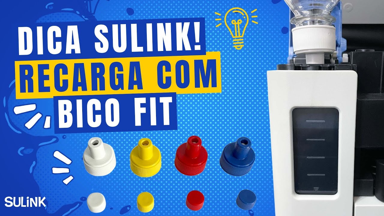 Como fazer a Recarga com o Bico Fit na Canon GX5010 GX6010 GX7010 e Similares