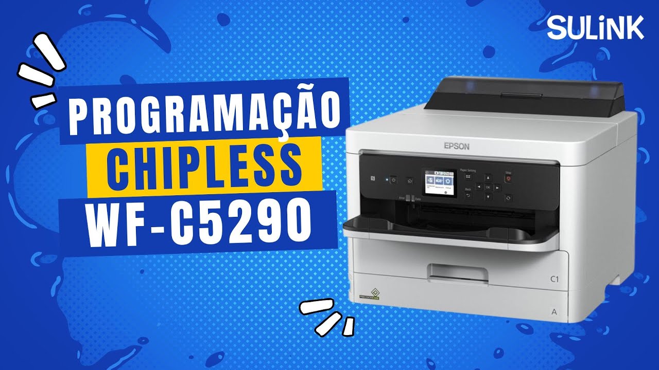 Programação Firmware ChipLess Epson WF-C5290