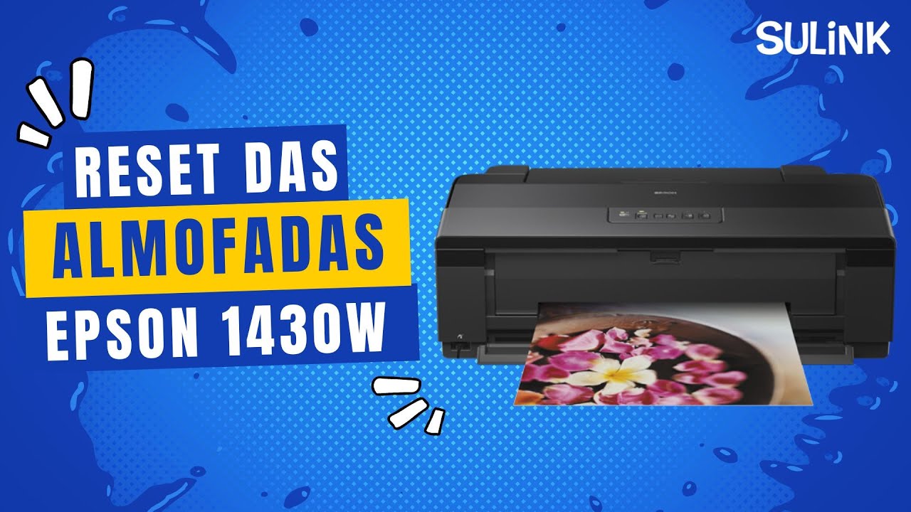 Como fazer o Reset das Almodadas na Impressora Epson 1430W A3