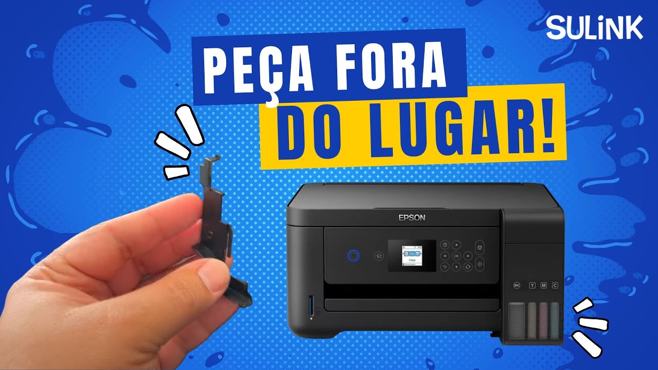 Peça fora do lugar! - Proteção dos cabos flats da cabeça de impressão Epson L4160 L4260