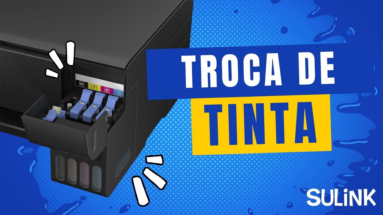 Como limpar e trocar a tinta da Impressora Epson L3110 L3210 L3150 L3250 L4150 L4160 L4260